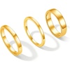 image:imageCicy Bell Stackable Rings for Women 18K Gold Plated Non Tarnish Ring SetGoldStyle E