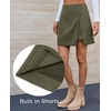 image:imageCicy Bell Womens Corduroy Mini Skirt High Waisted Aline Fall SkirtsArmy Green