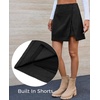 image:imageCicy Bell Womens Corduroy Mini Skirt High Waisted Aline Fall SkirtsBlack
