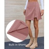 image:imageCicy Bell Womens Corduroy Mini Skirt High Waisted Aline Fall SkirtsPink