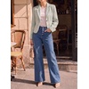 image:imageCicy Bell Womens Cropped Tweed Blazers Business Casual Suit Jackets BlazerGrey
