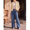 image:imageCicy Bell Womens Cropped Tweed Blazers Business Casual Suit Jackets BlazerLight Khaki