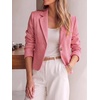 image:imageCicy Bell Womens Cropped Tweed Blazers Business Casual Suit Jackets BlazerPink