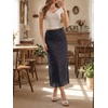 image:imageCicy Bell Womens Floral Mesh Midi Skirts Elastic High Waisted Animal PrintBlack