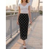 image:imageCicy Bell Womens Floral Mesh Midi Skirts Elastic High Waisted Animal PrintBlack White