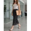 image:imageCicy Bell Womens Floral Mesh Midi Skirts Elastic High Waisted Animal PrintBlack White