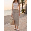 image:imageCicy Bell Womens Floral Mesh Midi Skirts Elastic High Waisted Animal PrintPlaid