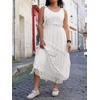 image:imageCicy Bell Womens Lace Ruffle Maxi Skirt Boho High Waist Floral Long SkirtsWhite