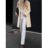 image:imageCicy Bell Womens Long Blazers Business Casual Open Front Lapel Suit JacketBeige