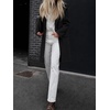 image:imageCicy Bell Womens Long Blazers Business Casual Open Front Lapel Suit JacketBlack