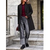 image:imageCicy Bell Womens Long Blazers Business Casual Open Front Lapel Suit JacketBlack
