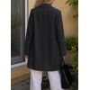 image:imageCicy Bell Womens Long Blazers Business Casual Open Front Lapel Suit JacketBlack