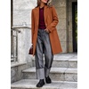 image:imageCicy Bell Womens Long Blazers Business Casual Open Front Lapel Suit JacketBrown