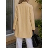 image:imageCicy Bell Womens Long Blazers Business Casual Open Front Lapel Suit JacketKhaki