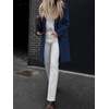 image:imageCicy Bell Womens Long Blazers Business Casual Open Front Lapel Suit JacketNavy