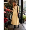 image:imageCicy Bell Womens Long Sleeve Midi Dress Casual Half Button Fall DressesLight Khaki