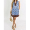 image:imageCicy Bell Womens Summer Floral Print Beach Casual V Neck Boho Mini DressesBlue