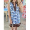 image:imageCicy Bell Womens Summer Floral Print Beach Casual V Neck Boho Mini DressesBlue