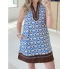 image:imageCicy Bell Womens Summer Floral Print Beach Casual V Neck Boho Mini DressesBlue