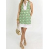 image:imageCicy Bell Womens Summer Floral Print Beach Casual V Neck Boho Mini DressesGreen