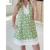 image:imageCicy Bell Womens Summer Floral Print Beach Casual V Neck Boho Mini DressesGreen