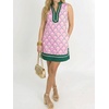 image:imageCicy Bell Womens Summer Floral Print Beach Casual V Neck Boho Mini DressesLight Pink