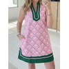 image:imageCicy Bell Womens Summer Floral Print Beach Casual V Neck Boho Mini DressesLight Pink