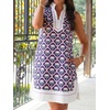 image:imageCicy Bell Womens Summer Floral Print Beach Casual V Neck Boho Mini DressesLight Purple