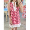 image:imageCicy Bell Womens Summer Floral Print Beach Casual V Neck Boho Mini DressesRose Red