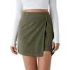 image:imageCicy Bell Womens Corduroy Mini Skirt High Waisted Aline Fall SkirtsArmy Green