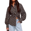 Plaid Blue Coffee