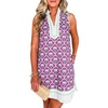 image:imageCicy Bell Womens Summer Floral Print Beach Casual V Neck Boho Mini DressesDark Purple