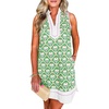 image:imageCicy Bell Womens Summer Floral Print Beach Casual V Neck Boho Mini DressesGreen