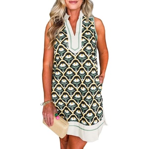 image:imageCicy Bell Womens Summer Floral Print Beach Casual V Neck Boho Mini DressesBlack