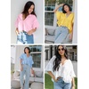 image:imageCicy Bell Womens Cropped Babydoll Tops Summer Cute Flowy Eyelet BlousesPurple