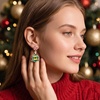 image:imageCicy Bell 2 Pairs Christmas Earrings for Women 14K Gold Plated Earring SetsGoldD