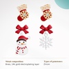 image:imageCicy Bell 2 Pairs Christmas Earrings for Women 14K Gold Plated Earring SetsGoldE