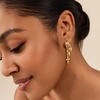 image:imageCicy Bell Gold Earrings For Women 18k Gold Plated Triple Dangle EarringsStyle BGold