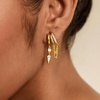 image:imageCicy Bell Gold Earrings For Women 18k Gold Plated Triple Dangle EarringsStyle CGold
