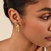 image:imageCicy Bell Gold Earrings For Women 18k Gold Plated Triple Dangle EarringsStyle CGold