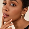 image:imageCicy Bell Gold Earrings For Women 18k Gold Plated Triple Dangle EarringsStyle FGold