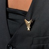 image:imageCicy Bell DIY Bouquet Brooch for Women 18K Gold Plated Flower Insert BroochGoldA