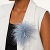 image:imageCicy Bell Ostrich Feather Brooch Pin For Women Large Floral Lapel PinsPurple