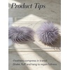 image:imageCicy Bell Ostrich Feather Brooch Pin For Women Large Floral Lapel PinsPurple