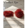 image:imageCicy Bell Ostrich Feather Brooch Pin For Women Large Floral Lapel PinsRed