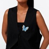 image:imageCicy Bell Womens Butterfly Flower Brooch Pin Enamel Rhinestone Lapel PinsGoldA