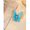 image:imageCicy Bell Womens Butterfly Flower Brooch Pin Enamel Rhinestone Lapel PinsGoldA