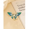 image:imageCicy Bell Womens Butterfly Flower Brooch Pin Enamel Rhinestone Lapel PinsGoldC