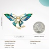 image:imageCicy Bell Womens Butterfly Flower Brooch Pin Enamel Rhinestone Lapel PinsGoldC