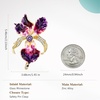 image:imageCicy Bell Womens Butterfly Flower Brooch Pin Enamel Rhinestone Lapel PinsGoldD